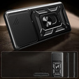 Husă blindată pentru Honor 400 Lite, CamShield Slide, negru