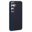 Carcasa pentru Samsung S25+ Plus, Carbon Fiber MagSafe, negru / albastru