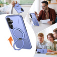 Husă MagSafe cu suport pentru Samsung Galaxy A37 5G, violet