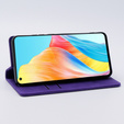 Husă pentru Oppo A78 4G, ERBORD Vintage, portofel cu clapetă, violet