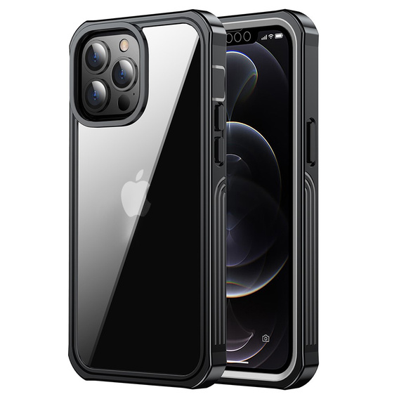 Carcasă pentru iPhone 13 Pro Max, Shockproof, cu folie, albastru