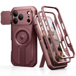 Carcasă blindată Dexnor cu suport și obturator de cameră, pentru MagSafe pentru iPhone 17 Pro Max