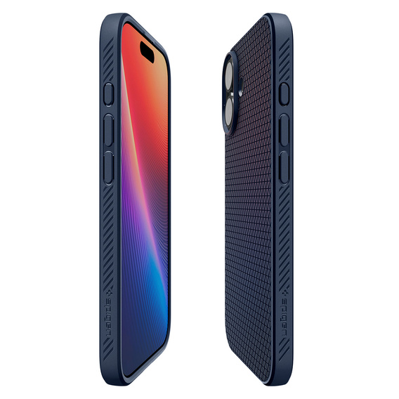 Carcasă Spigen Liquid Air pentru iPhone 17, albastru marin
