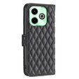 Cu clapetă pentru Infinix Hot 40i, Wallet, BINFEN COLOR, negru