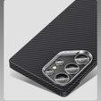 Carcasa BENKS Kevlar pentru Samsung Galaxy S25+ Plus, pentru MagSafe, Carbon Fiber, negru