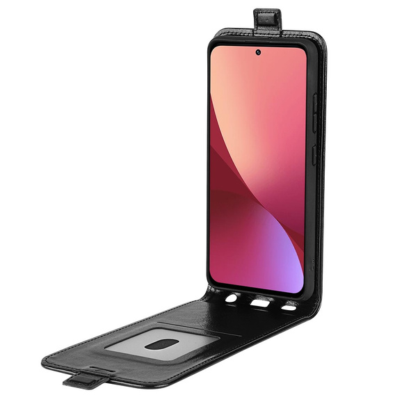 Cu clapetă pentru Xiaomi 12 / 12X, Flip, negru