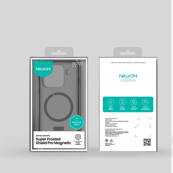 Husă Nillkin Frosted Shield Pro MagSafe pentru Oppo Find X9 Pro