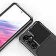 Husa pentru Samsung Galaxy A54 5G, Card Holder Kickstand, negru