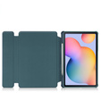 Husă pentru tastatură pentru Samsung Galaxy Tab S6 Lite 2024 / 2022 / 2020, Rotary 360° Leather, verde închis