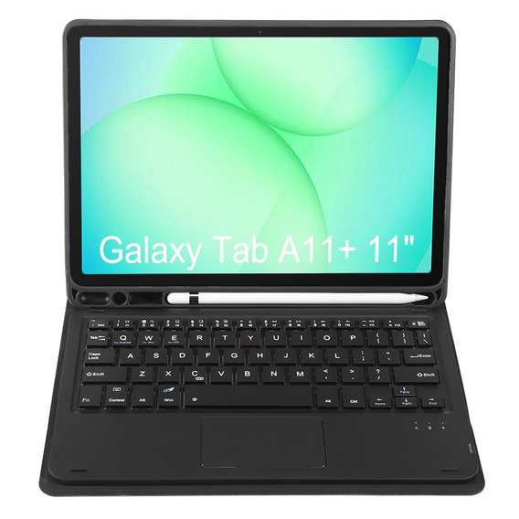 Husă cu tastatură Bluetooth și touchpad pentru Samsung Galaxy Tab A11+