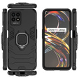 Huse pentru Realme 8i, Kickstand Ring, negru