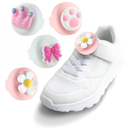 Set de 4 huse pentru Apple AirTag 2 / 1, cu motive feminine - roz