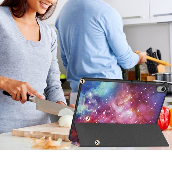 Husă pentru Huawei MatePad 11.5 2024, Smartcase, galaxy