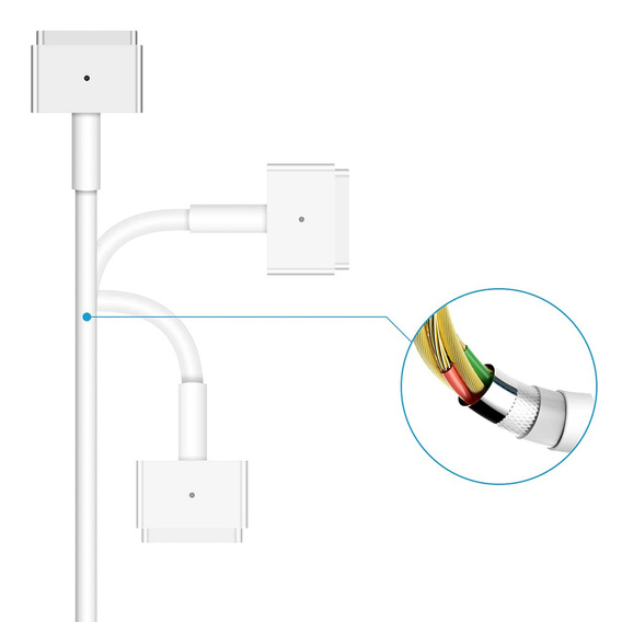 Alimentator 45W pentru Apple Macbook Air 11/13 14,85V 3,05A cu cablu Magsafe 2 „T”