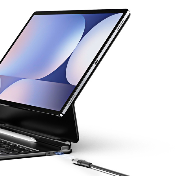 Husă cu tastatură Bluetooth Dux Ducis pentru Samsung Galaxy Tab S11 Ultra, negru