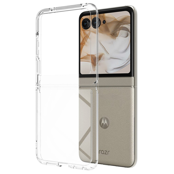 Huse pentru Motorola Razr 50 5G / Razr 60 5G, Fusion Hybrid, transparentă