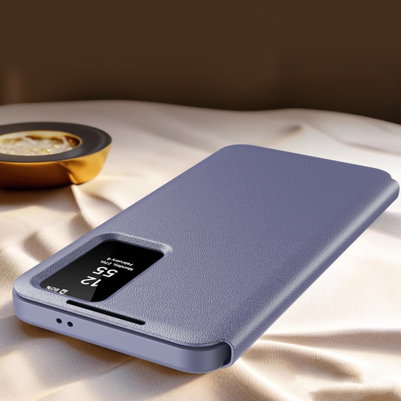 Husă cu clapetă pentru Samsung Galaxy S24 Ultra, Smart View Wallet, violet