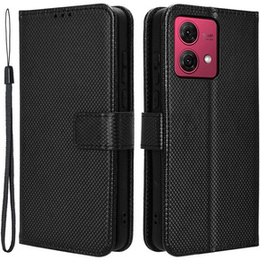 Husă flip pentru Motorola Moto G84 5G, Smart Magnet, negru