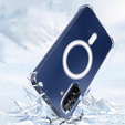 Husă pentru Samsung Galaxy A17 5G, pentru MagSafe, întărită, transparentă