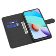 Cu clapetă pentru Xiaomi Redmi 13C / Poco C65, Wallet, Butterflies de aur