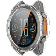 Carcasă 2in1 + sticlă călită pentru Garmin Fenix 8 43mm, transparentă