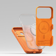 Carcasă Ringke pentru iPhone 17 Pro Max, Silicone Magnetic MagSafe, Tangerine