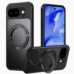 Husă pentru Google Pixel 10a, pentru MagSafe, cu suport, negru