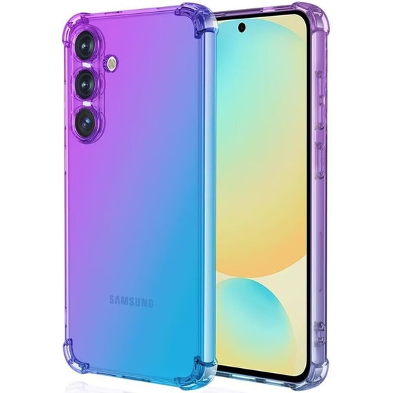 Husa pentru Samsung Galaxy S24 FE, Gradient Dropproof, Violet / albastru