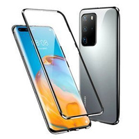 Husa pentru Huawei P40, Magnetic Dual Glass, negru