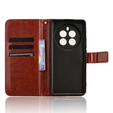 Cu clapetă pentru Realme 12 Pro 5G / 12 Pro+ 5G, Crazy Horse Wallet, maro