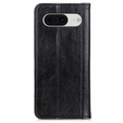 Huse pentru Google Pixel 8, Wallet Litchi Leather, negru