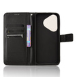 Cu clapetă pentru Huawei Pura 70, Wallet Smart Magnet, negru