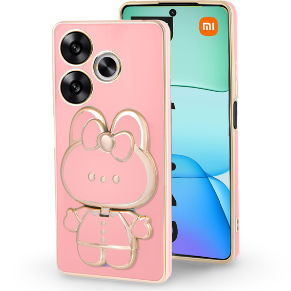 Carcasă pentru Xiaomi Redmi 13, Bunny, roz
