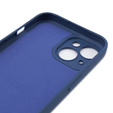 Husa pentru iPhone 15 Plus, Silicone Lite, albastru închis