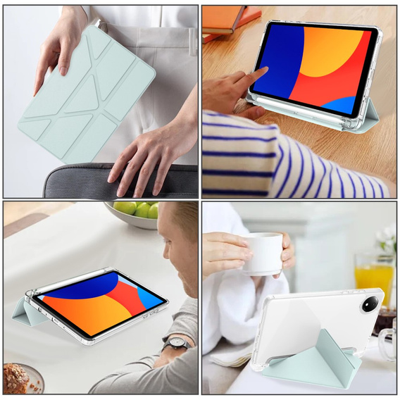 Husă pentru Xiaomi Redmi Pad SE 8.7", Origami, verde