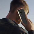 Huse pentru Samsung Galaxy S25 Ultra, GKK Leather, carbon negru