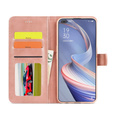 Cu clapetă pentru Oppo Reno 4 Z 5G, LC.IMEEKE, roz rose gold