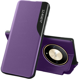 Husă cu clapetă pentru Honor Magic 6 Lite 5G, Side View, violet