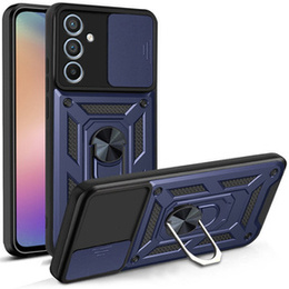 Husă blindată pentru Samsung Galaxy A54 5G, CamShield Slide, albastru