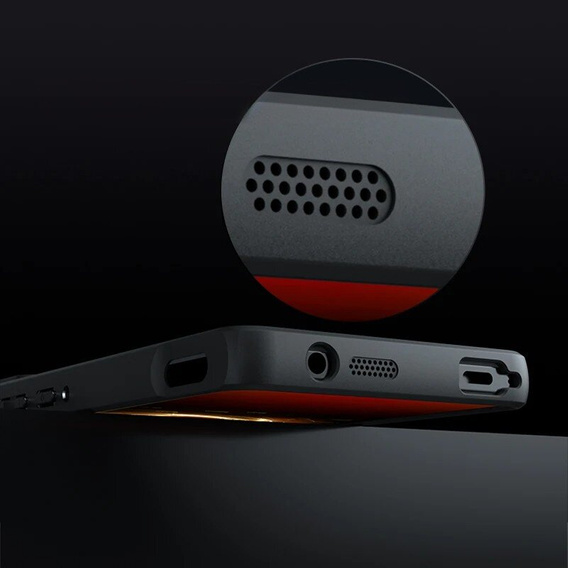 Carcasă pentru ASUS ROG Phone 8 Pro, Fusion Hybrid, cu protecție pentru camera foto, mat / negru