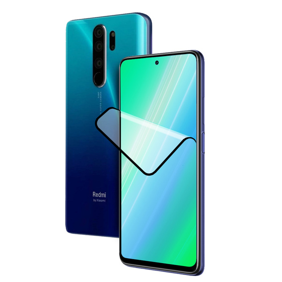2x sticlă ceramică ERBORD Hybrid Glass pentru Xiaomi Redmi Note 8 Pro