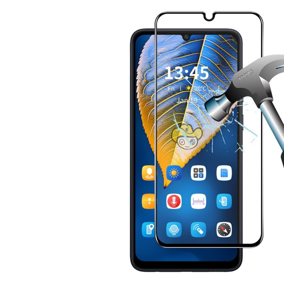 ENKAY sticlă călită ENKAY pentru Samsung Galaxy A16 4G/5G, negru