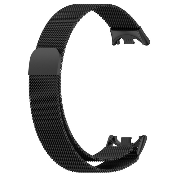 Brățară milaneză cu brățară cu carcasă pentru Xiaomi Smart Band 10 / 9 / 8, negru