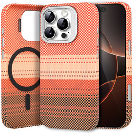 Carcasă pentru iPhone 16 Pro Max, cadru Kickstand, pentru MagSafe, Sunset Orange