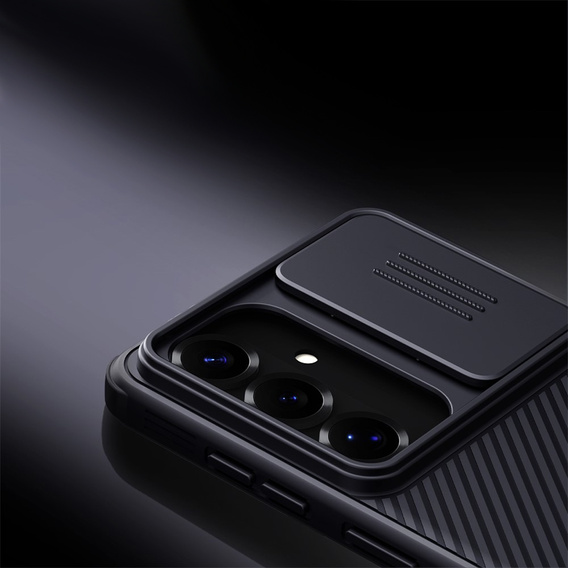 Husă NILLKIN Camshield Pro cu capac pentru cameră pentru Samsung Galaxy S26, negru