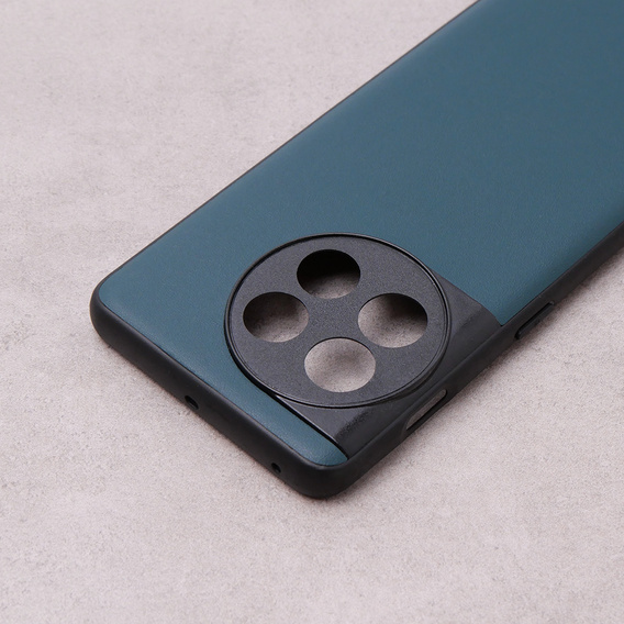 Husă din piele pentru OnePlus 11 5G, leather hybrid, verde