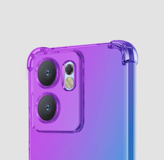 Husa pentru Oppo Reno 13F / Oppo Reno 13FS, Gradient Dropproof, Violet / albastru