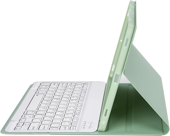 Husă cu tastatură bluetooth iluminată pentru iPad 10.9 2022 (10 gen.), verde