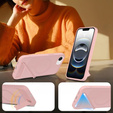 Husă pentru iPhone 16E, Kickstand Matt Case, pentru MagSafe, roz