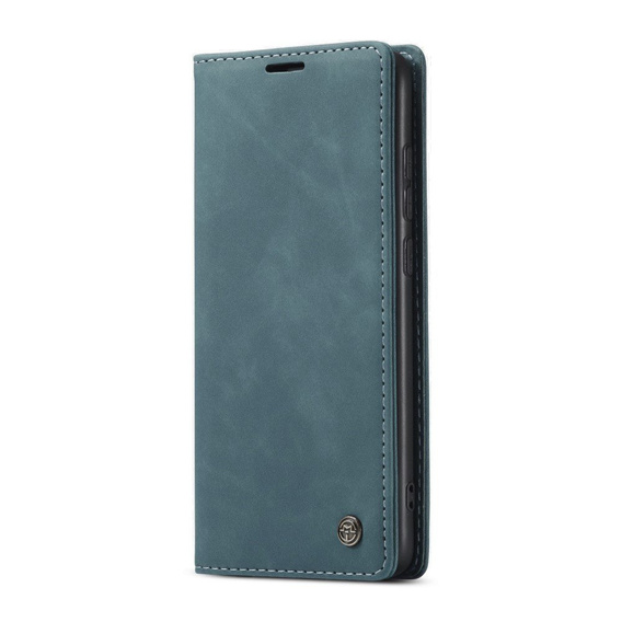 Husa CASEME pentru Xiaomi Redmi Note 8 Pro, Leather Wallet Case, turquoise